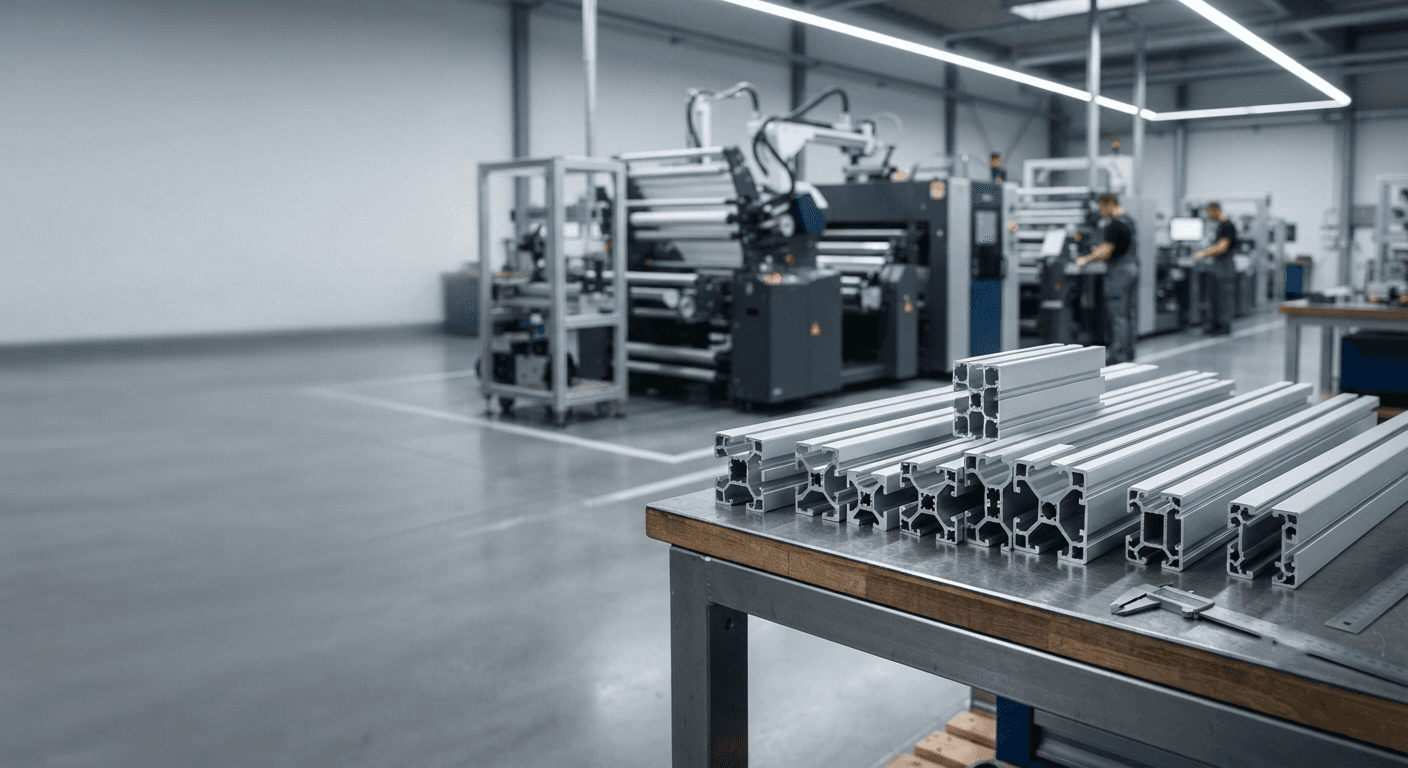 Precision Aluminium Profiles for Printing & Packaging Machinery